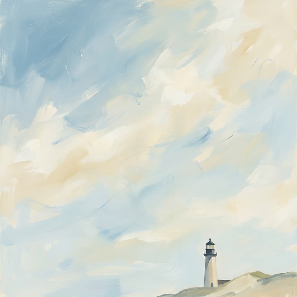 Terapi atmosferi ve huzurlu bir gökyüzü